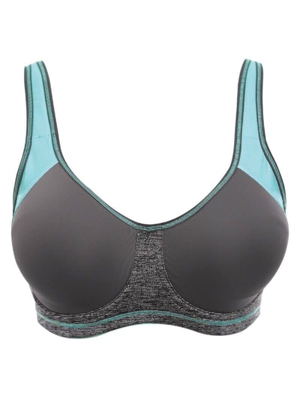 Freya Active Sonic Molded Spacer Sports Bra, Carbon Grey, Sz 34I